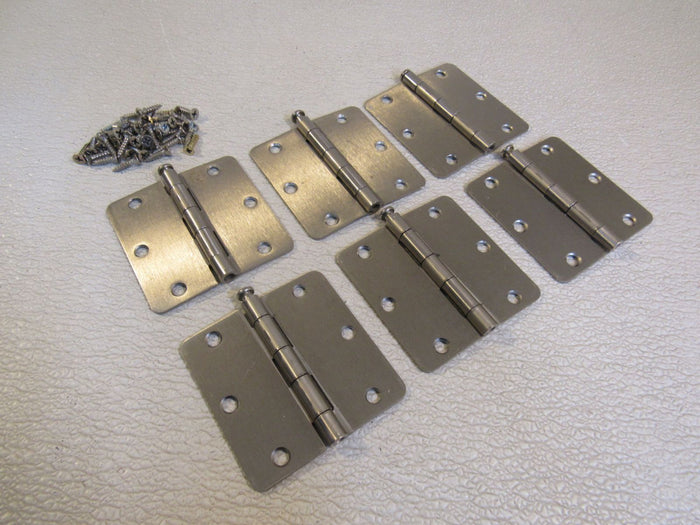 Standard-Hinges-Radius-Corner-Set-of-6-Brushed-Nickel-226-011923-226 2