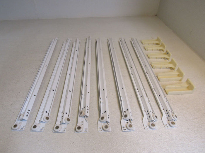 Standard-Drawer-Slides-Lot-of-4-Sets-22-in-Bottom-Mount-White-606 3