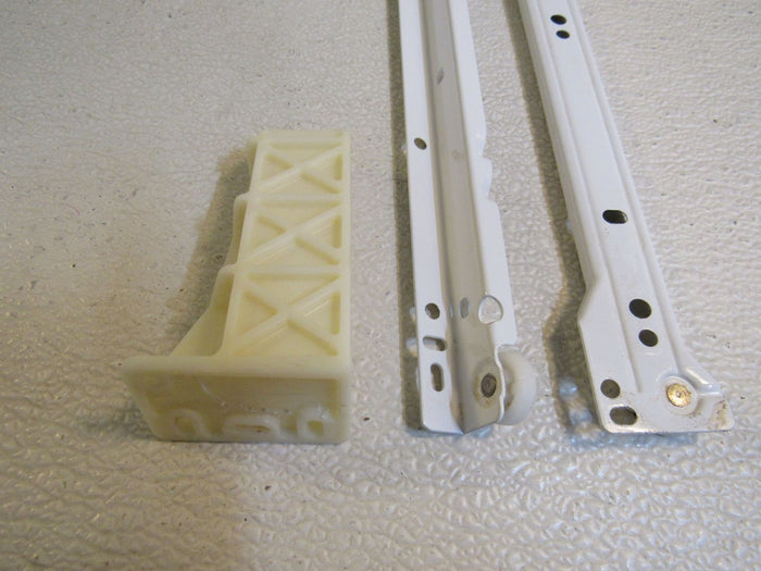 Standard-Drawer-Slides-Lot-of-4-Sets-22-in-Bottom-Mount-White-606 8