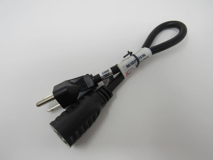 Standard-Power-Cord-1-ft-NEMA-5-15P-NEMA-5-15R-13A-YC-2F-536 2