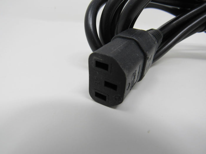 Standard-Power-Cord-Black-Length-ft-CEE-IEC-C13-374 6