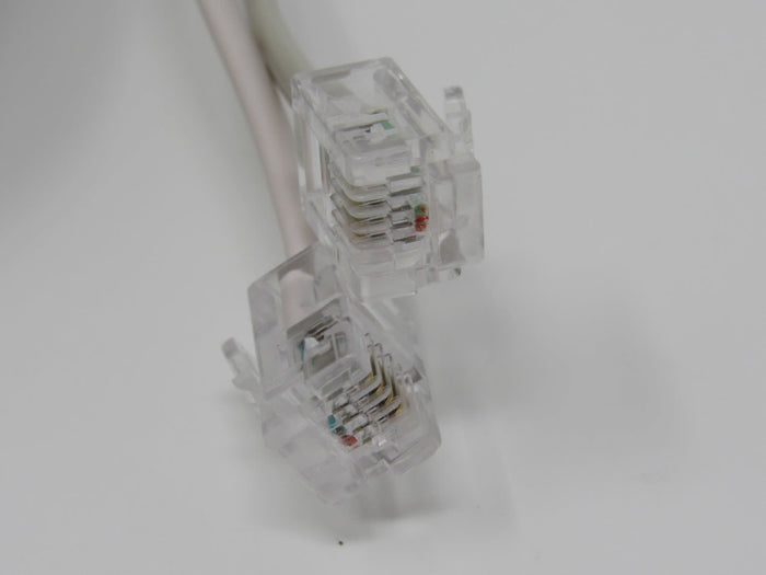 Standard-Set-Of-2-Phone-Cords-Cable-Length-25-ft-RJ-11-432 7
