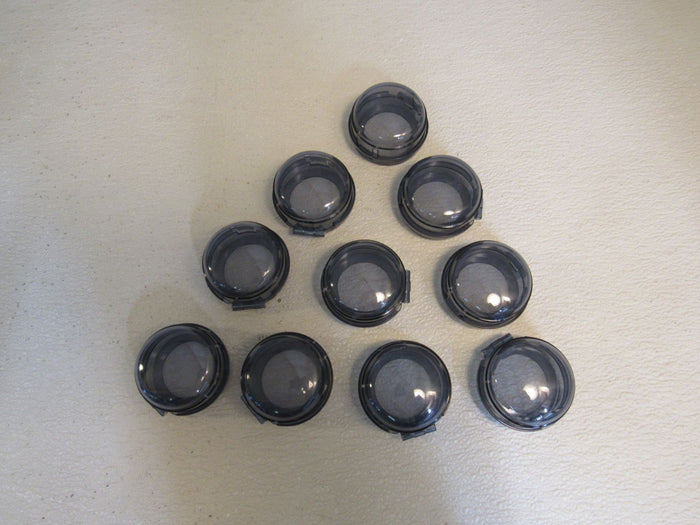 Standard-Stove-Knob-Covers-Lot-of-10-Smokey-Clear-Gray-With-Adhesive-Strips-170 5