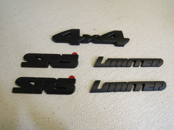 Standard-Toyota-Tacoma-2018-SR5-Limited-4x4-Truck-Decals-Lot-of-5-Black-644 3