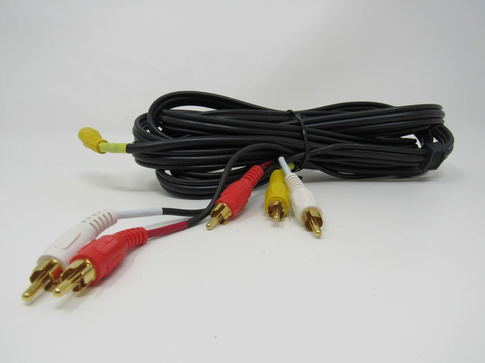 Standard-Video-Audio-Stereo-Connector-Cable-RCA-x3-Length-12-ft-498 4