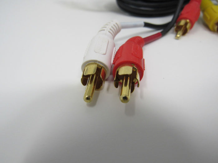 Standard-Video-Audio-Stereo-Connector-Cable-RCA-x3-Length-12-ft-498 6