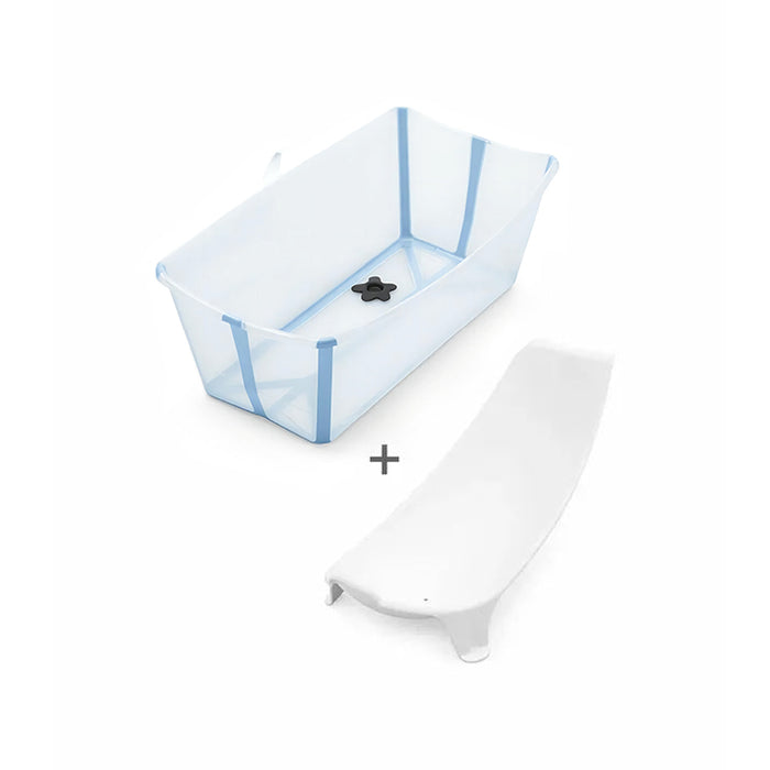 Stokke - Flexi Bath® Bundle Tub with Newborn Support (Ocean Blue, Gift Box)