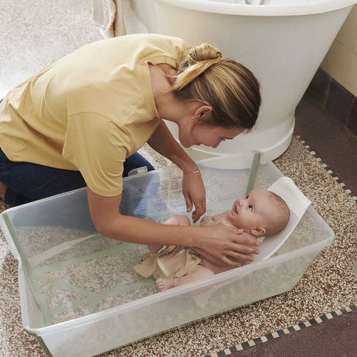 Stokke - Flexi Bath® Bundle Tub with Newborn Support XL (Ocean Blue, Gift Box)