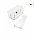 Stokke - Flexi Bath® Bundle Tub with Newborn Support XL (Sand Beige, Gift Box)