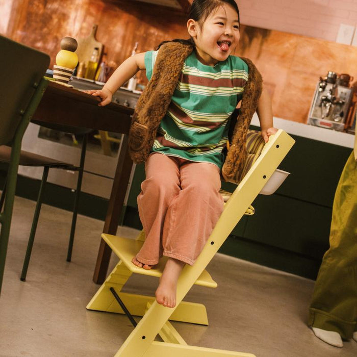 Stokke - Tripp Trapp® High Chair (Beech)Lemon Yellow