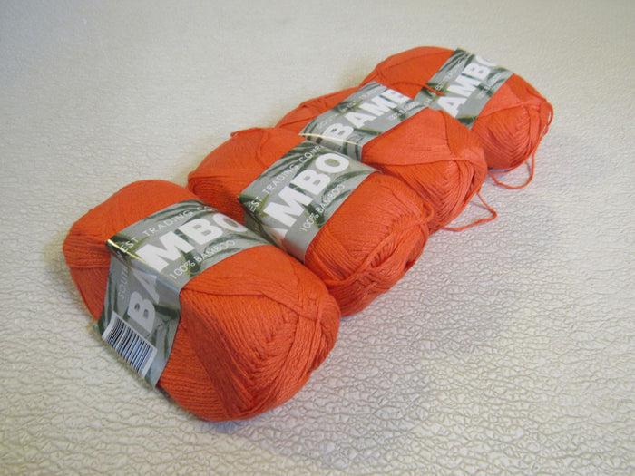 SWTC-Bamboo-Yarn-Dark-Peach-4-Skeins-250-Yards-Each-Bamboo-116 1