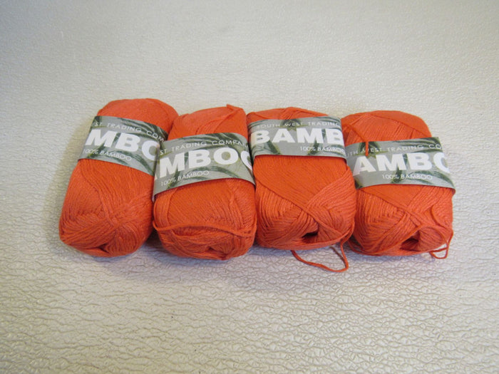 SWTC-Bamboo-Yarn-Dark-Peach-4-Skeins-250-Yards-Each-Bamboo-116 3