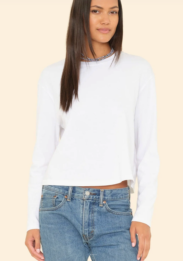 TERRANCE TEE IN WHITE