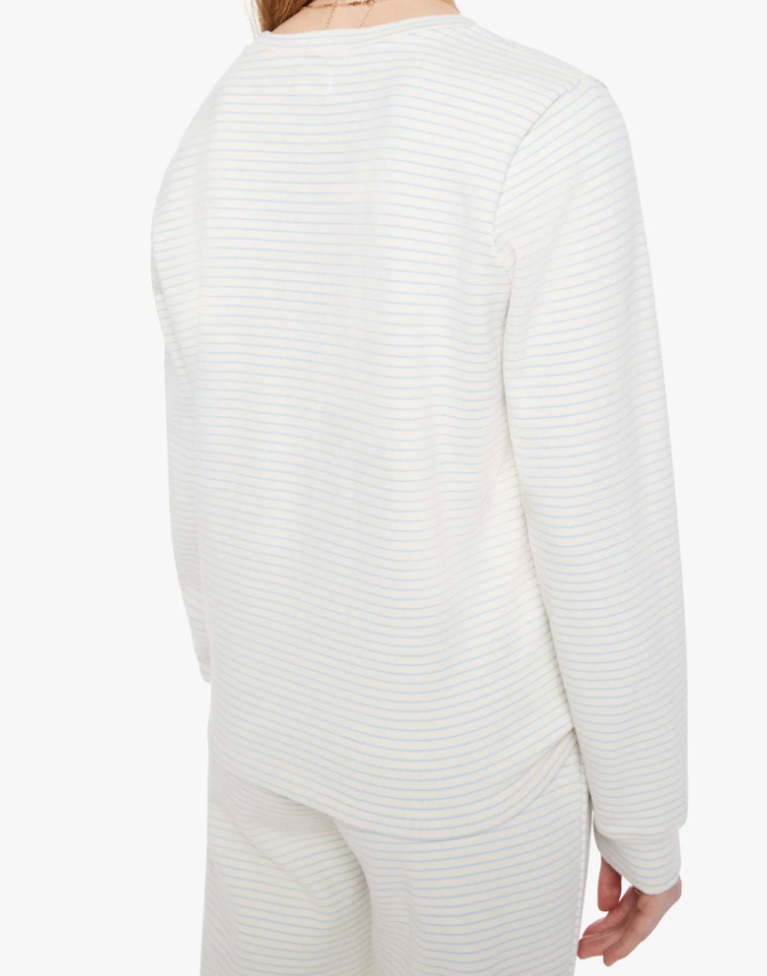 THE LS BOXY GOODIE GOODIE IN WHITE AND BLUE DAY TO NIGHT