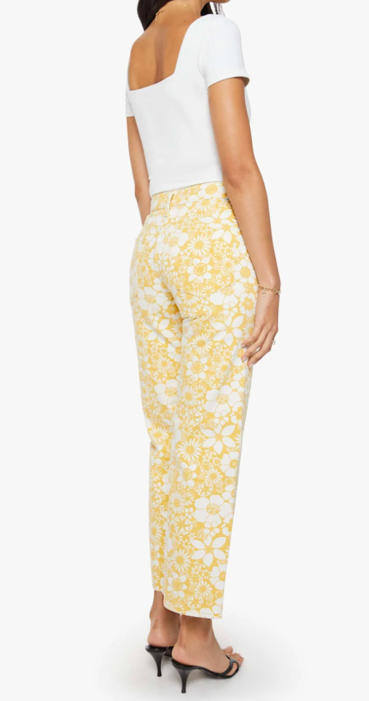THE MID RISE RAMBLER ZIP ANKLE IN FLORAL NOTES