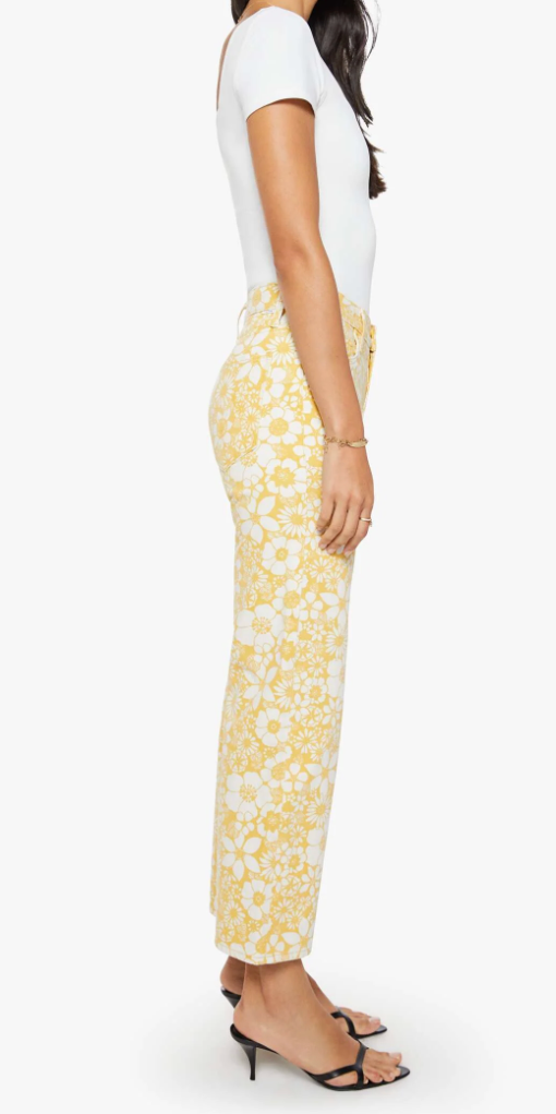 THE MID RISE RAMBLER ZIP ANKLE IN FLORAL NOTES