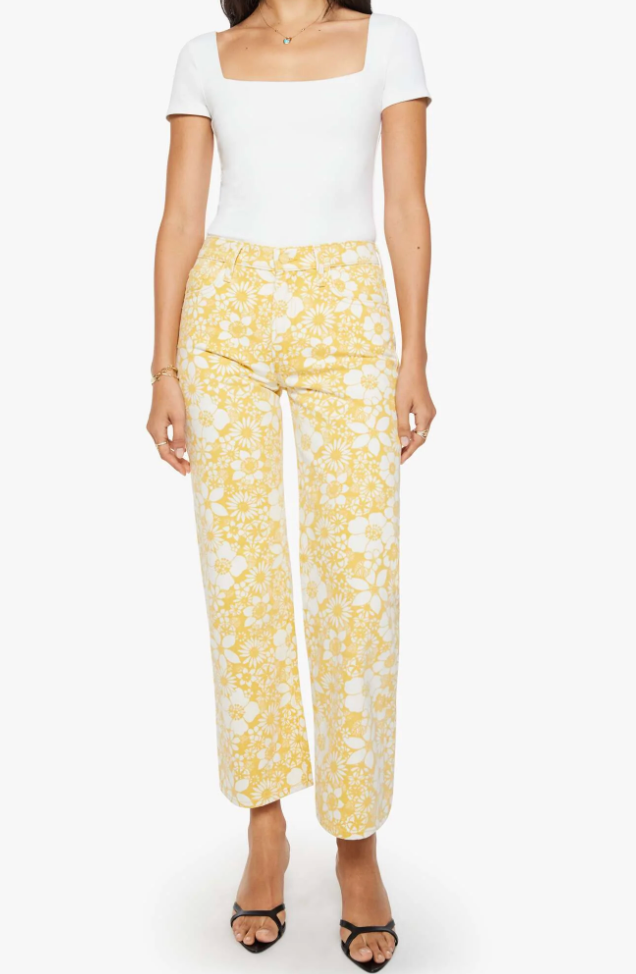 THE MID RISE RAMBLER ZIP ANKLE IN FLORAL NOTES