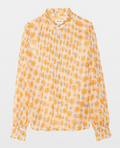 TIMZ MOUSSELINE FLOWERS BLOUSE IN CREAM