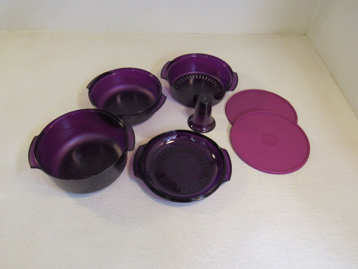 Tupperware-Complete-Stack-Cooker-Set-Tupperwave-3-qt-3-L-150-011923-150 3