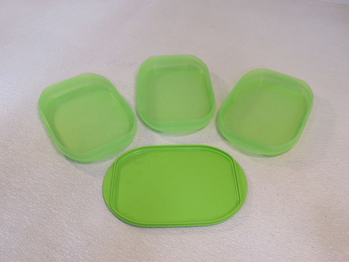 Tupperware-Fidge-Stackable-Deli-Meat-Keeper-Lime-Green-3-Compartment-134-011923-134 7