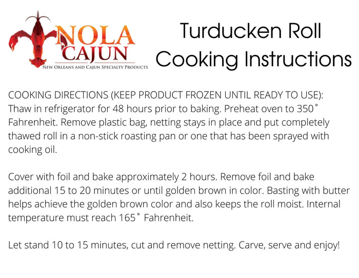 NolaCajun Turducken Roll with Dirty Rice Dressing Sliced Louisiana Cajun Turducken