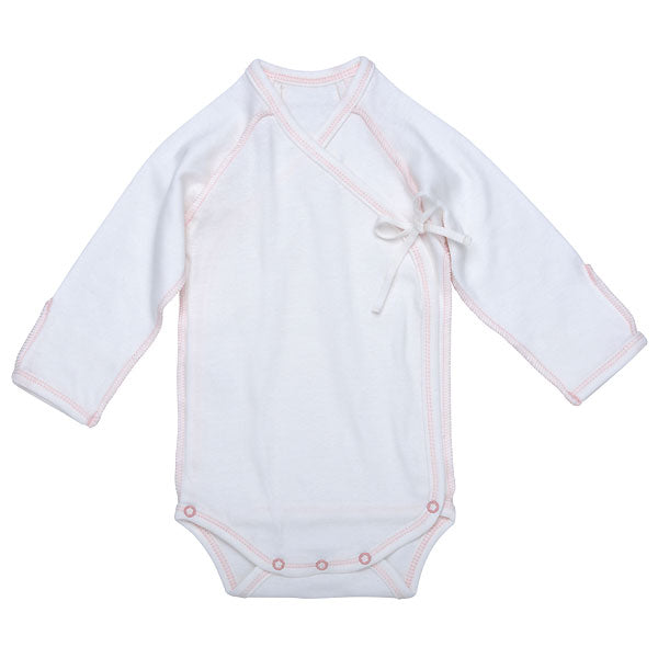 Under The Nile Inside-Out Babybody - Off White w. Blush Trim Product