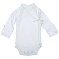 Under The Nile Inside-Out Babybody - Off White w. Sage Trim-1