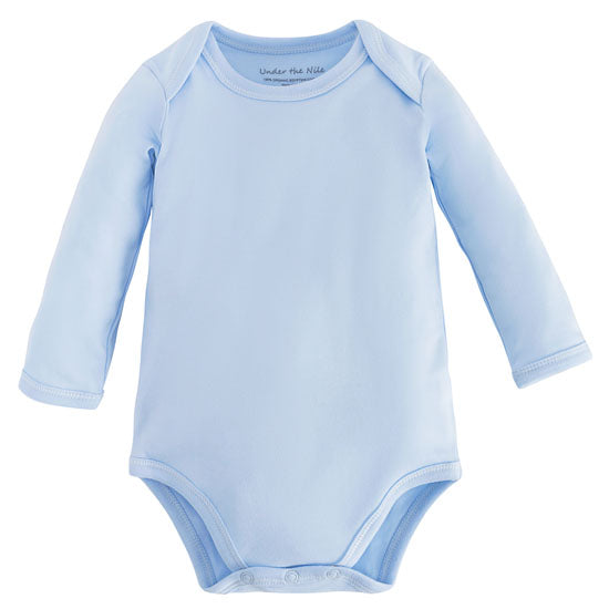 Under the Nile L/S Lap Shoulder Babybody - Blue Product