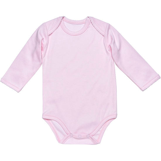 Under the Nile L/S Lap Shoulder Babybody - Pink Product