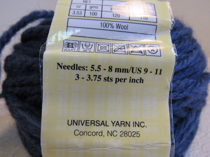 Universal-Yarn-Deluxe-Chunky-Yarn-Navy-2-Skeins-120-Yards-Each-Needle-Size-9-11-694 7