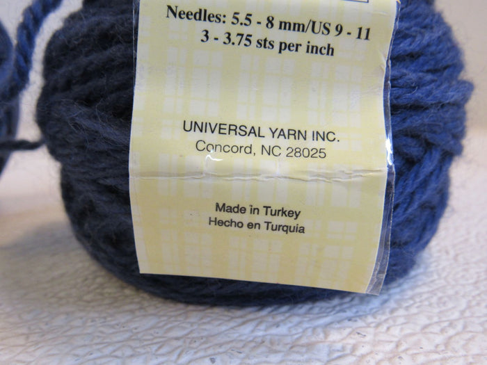 Universal-Yarn-Deluxe-Chunky-Yarn-Navy-2-Skeins-120-Yards-Each-Needle-Size-9-11-694 8
