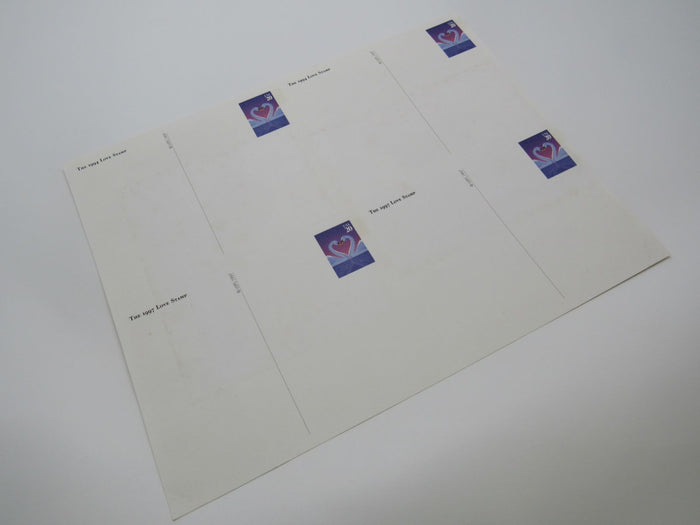 USPS-Scott-UX279-20c-Love-Swans-Sheet-of-4-Mint-Never-Postal-Card-780 3