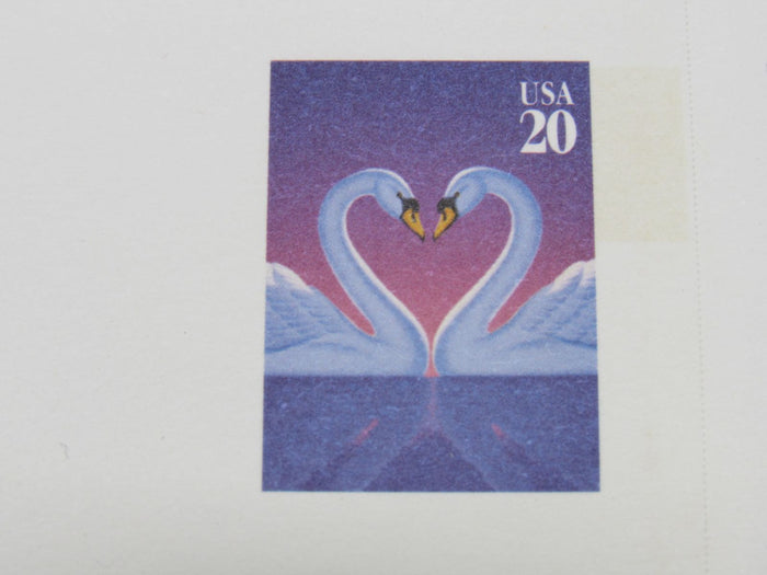 USPS-Scott-UX279-20c-Love-Swans-Sheet-of-4-Mint-Never-Postal-Card-780 5
