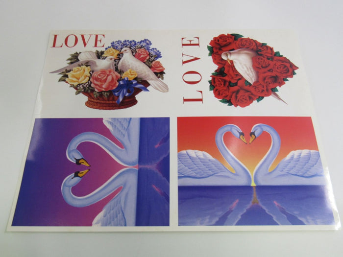 USPS-Scott-UX279-20c-Love-Swans-Sheet-of-4-Mint-Never-Postal-Card-780 7