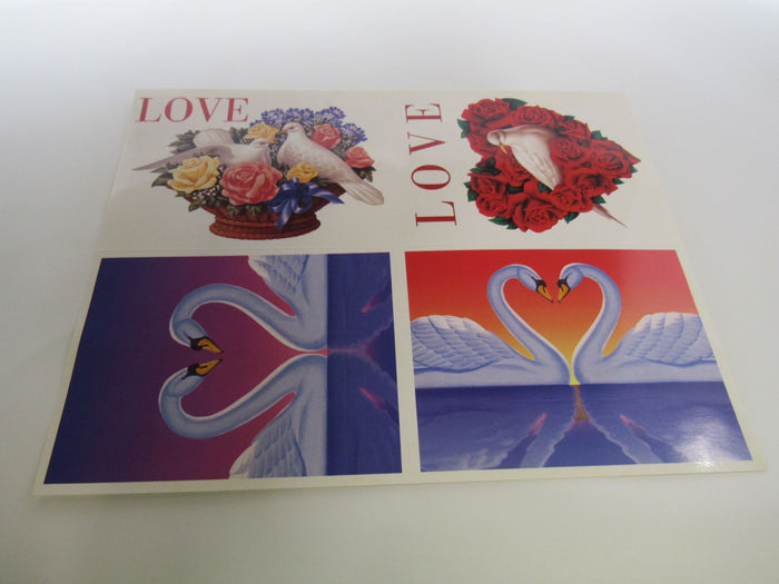 USPS-Scott-UX279-20c-Love-Swans-Sheet-of-4-Mint-Never-Postal-Card-780 8