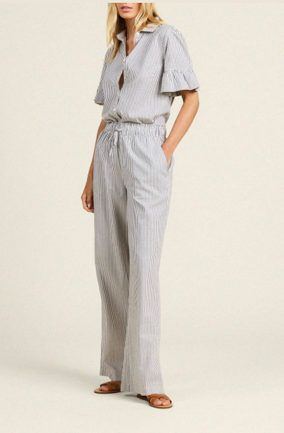 VERA PANT IN NAVY STRIPE