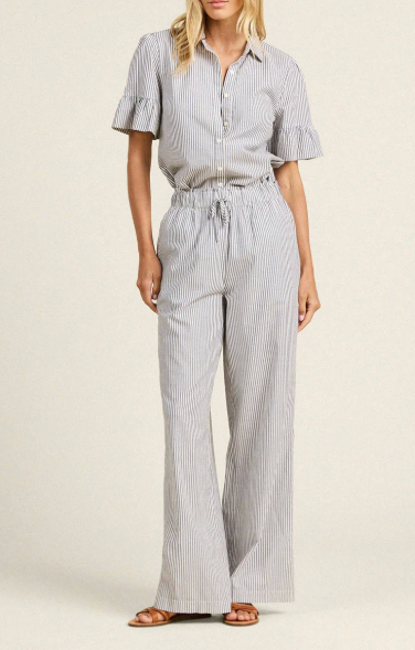 VERA PANT IN NAVY STRIPE
