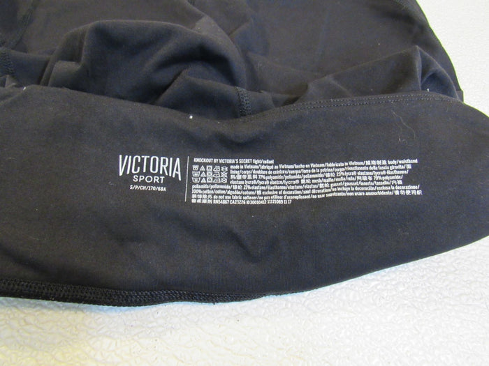 Victoria-Secret-Athletic-Leggings-Black-Size-S-Female-Adult-Size-S-Solid-290 6