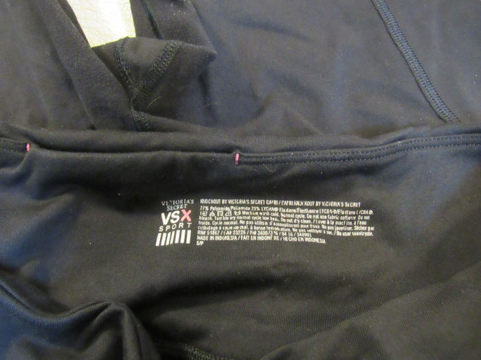 Victoria-Secret-Athletic-Leggings-Black-Size-S-Female-Adult-Size-S-Solid-280 6