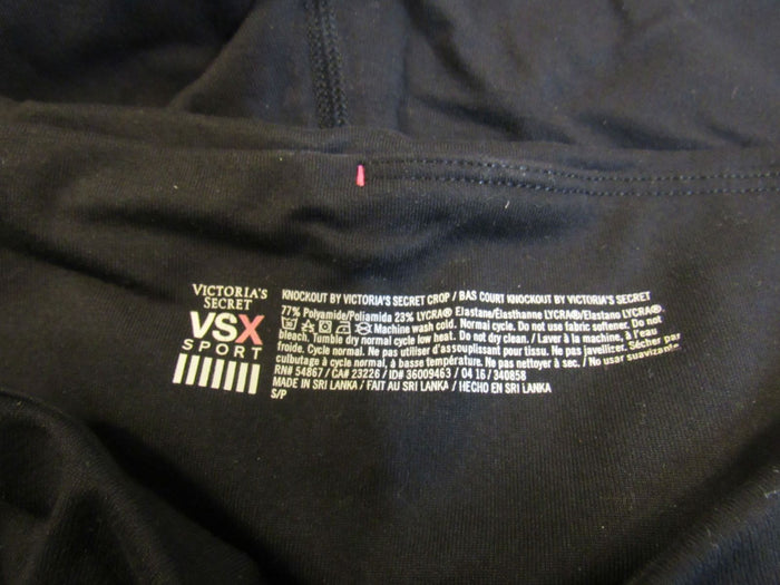 Victoria-Secret-Athletic-Leggings-Black-Size-S-Female-Adult-Size-S-Solid-278 6