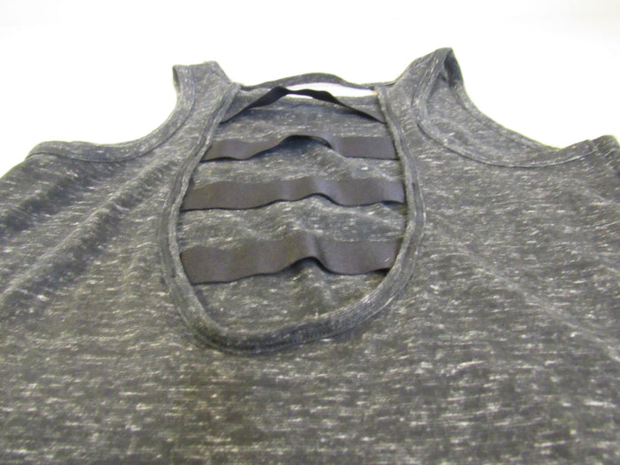 Victoria-Secret-Athletic-Tops-Dark-Gray-Open-Back-Female-Adult-Size-S-Solid-316 5