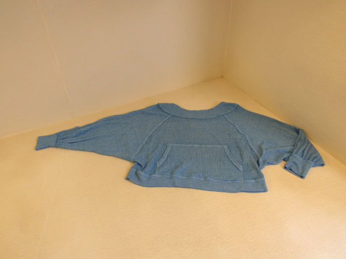 We-The-Free-Oversized-Lightweight-Sweater-Turquoise-Female-Adult-Size-S-Solid-348 3