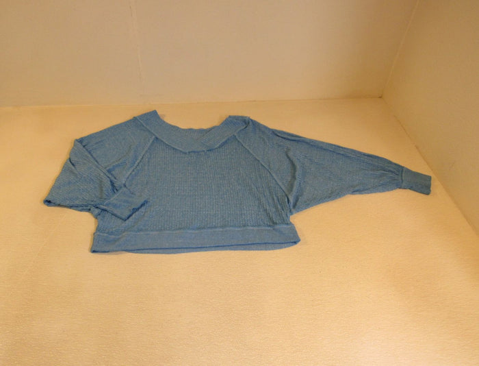 We-The-Free-Oversized-Lightweight-Sweater-Turquoise-Female-Adult-Size-S-Solid-348 5