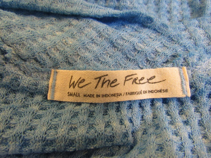 We-The-Free-Oversized-Lightweight-Sweater-Turquoise-Female-Adult-Size-S-Solid-348 6