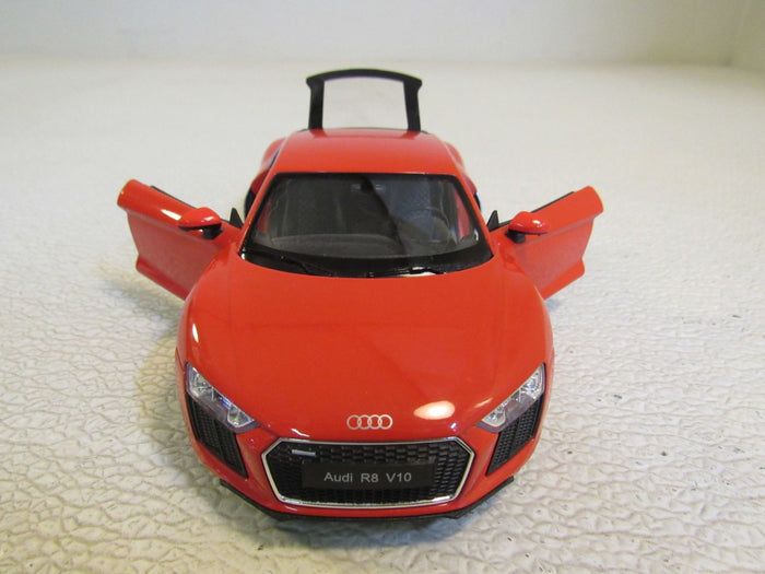 Welly-Audi-R8-V10-Model-Car-Red-Scale-Doors-and-Back-Open-EXCITE39720290-868 4