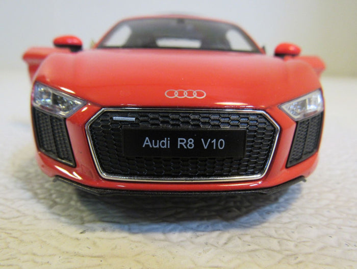 Welly-Audi-R8-V10-Model-Car-Red-Scale-Doors-and-Back-Open-EXCITE39720290-868 5