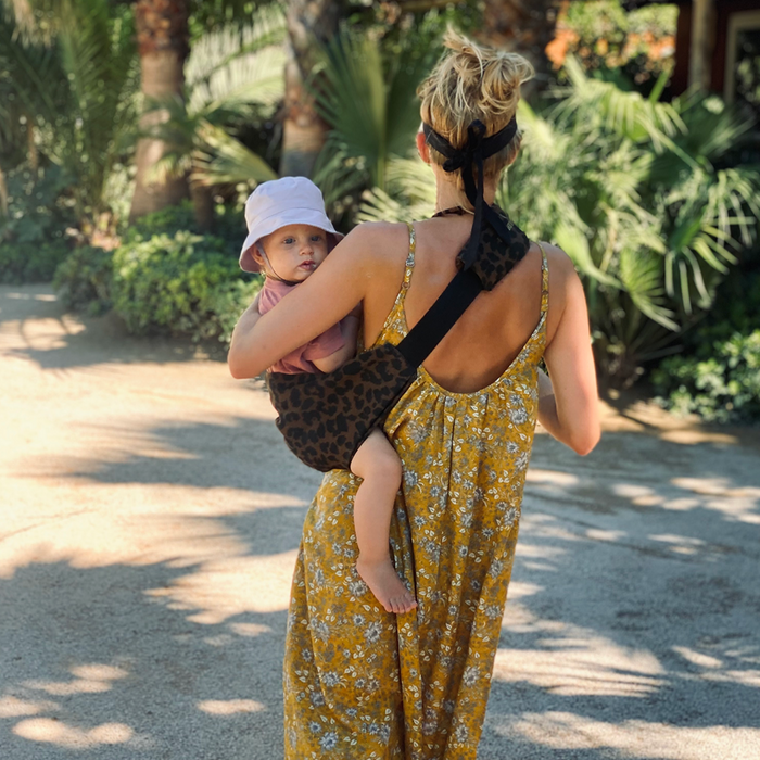 Wildride Toddler Carrier - Leopard Print Brown