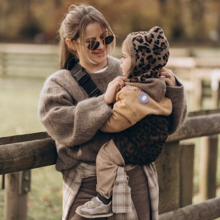 Wildride Toddler Carrier - Leopard Print Brown