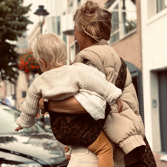 Wildride Toddler Carrier - Leopard Print Brown