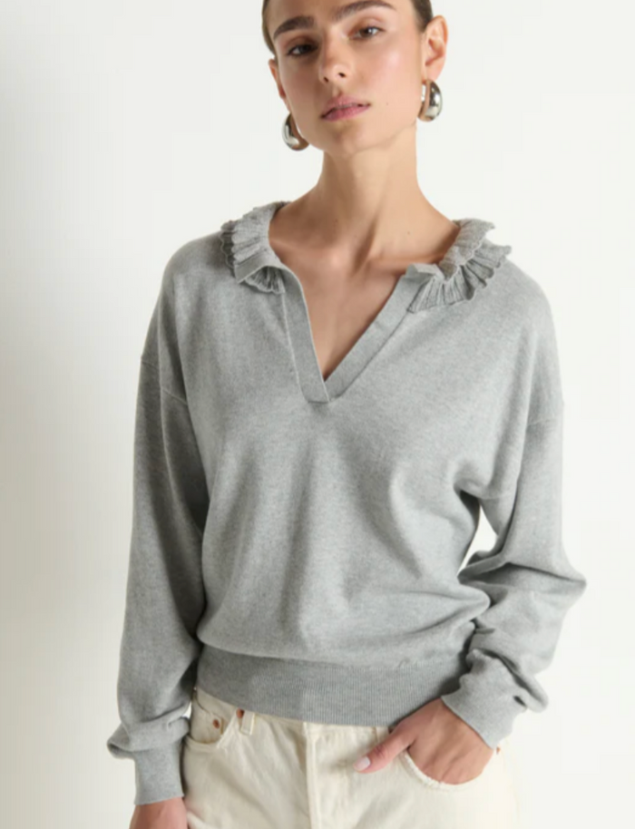 WINONA SWEATER IN HEATHER GREY
